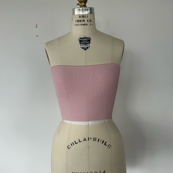 Aritzia sculpt knit crop tube top - Picture 1 of 3